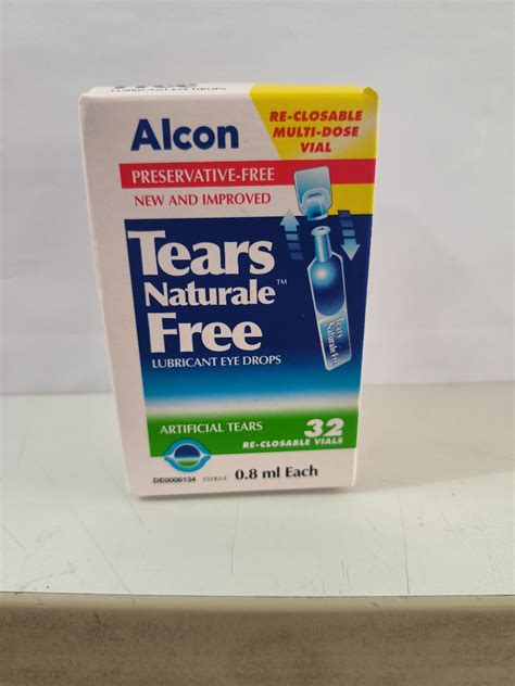 Alcon Tears Naturale Free Lubricant Eye Drops Health Nutrition