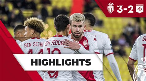 Highlights Ligue 1 J21 AS Monaco 3 2 AJ Auxerre AS Monaco