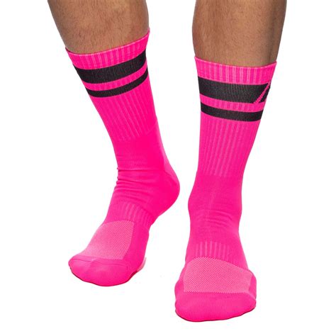 Addicted Chaussettes AD Neon Rose Fluo INDERWEAR