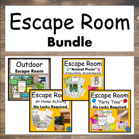 Escape Room Bundle Hands On Teaching Ideas