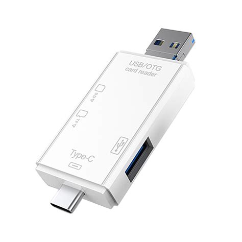 Multifunctional Usb Card Reader Mini Type C Tf Sd Card Reader