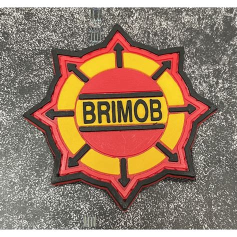 Jual Patch Roda Gila Brimob Patch Velcro Brimob Prepetan Brimob