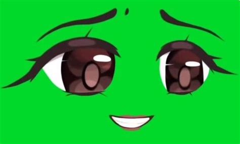 Green Screen Eyes Gacha Life Gachaclub Greenscreen Character