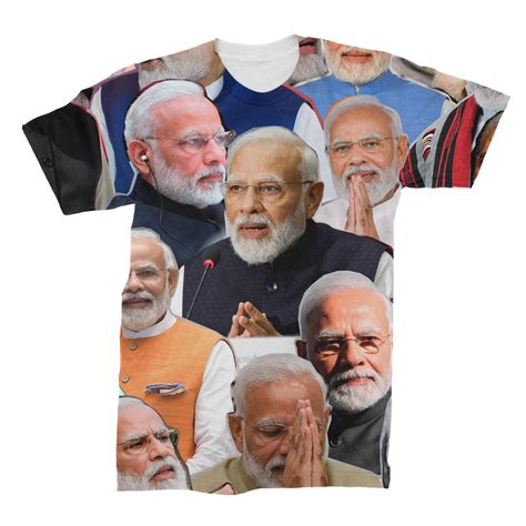 Narendra Modi 3d Collage T Shirt Alloverprintca