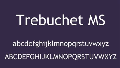 Trebuchet Font Free Download