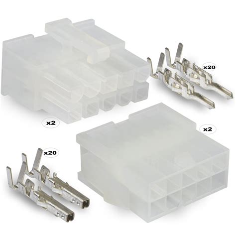 Molex Circuit Connector Complete Set Wire Conn With Pins