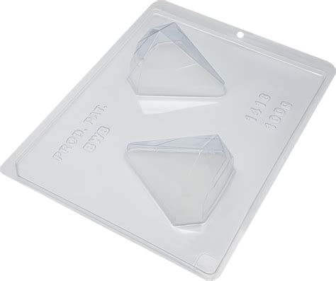 2 Forma Silicone BWB Ovo de PÁSCOA Diamante 100g Elo7