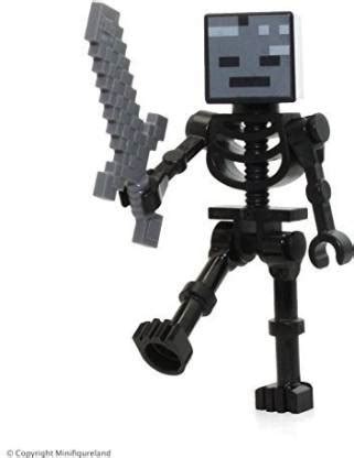 LEGO Minecraft Wither Skeleton Minifigure With Sword - Minecraft Wither ...