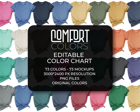 New Colors Comfort Colors Color Chart Comfort Colors