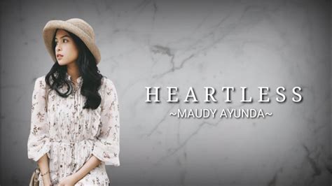 Maudy Ayunda Heartless Official Lyric Video YouTube