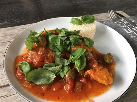 Huhn Mit Kapern Und Oliven Chefkoch