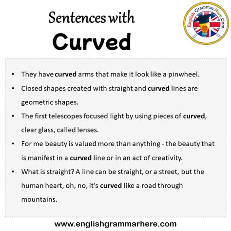 sentences  curved curved   sentence  english sentences