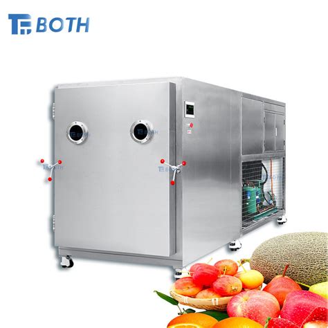 Industrial Scale Freeze Dryer Kiwi Apple Slice Vacuum Freeze Dryer