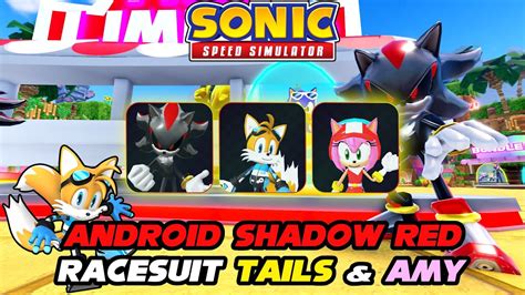 Unlocking Android Shadow Red In Sonic Speed Simulator New Racesuit