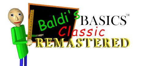 Baldi S Basics Classic Remastered Cover Or Packaging Material Mobygames