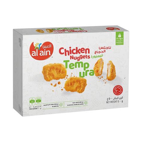 Buy Al Ain Frozen Tempura Chicken Nuggets 400g Online In Uae Talabat Uae