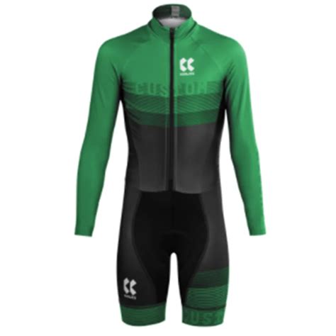 Kalas Mono de triatlón para hombre conjunto de manga larga jersey de