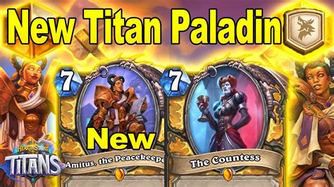 New Titan Paladin Legendary In My Best Pure Paladin Deck In The Game At