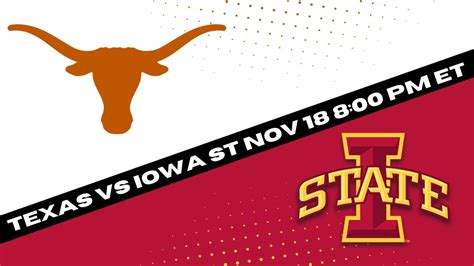 Texas Longhorns Vs Iowa State Cyclones Prediction And Picks College Football Picks Week 12