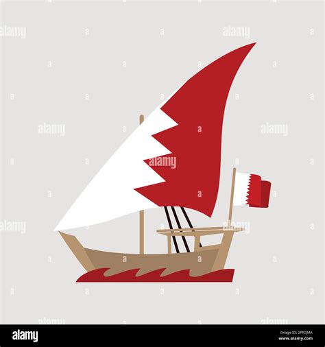 Traditional Arab Sailing Vessel Stock Vector Images Alamy