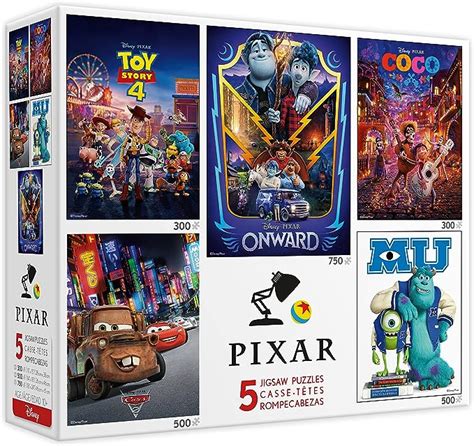 Ceaco 5-in-1 Disney Pixar Jigsaw Puzzle Multipack – Giftware Canada ...