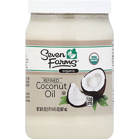 SEVEN FARM COCONUT OIL 30 OZ Provisiones Selectos