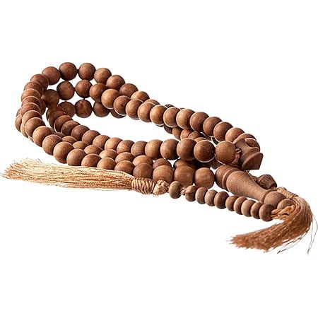 Sandalwood Prayer Beads Islam Masbaha 99 Natural 8mm Wood Beads