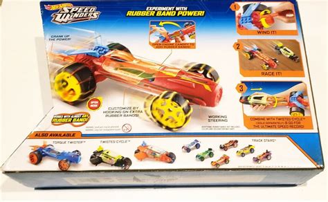 Hot Wheels Speed Winders Torque Twister Vehicle Color Red Mattel Wind