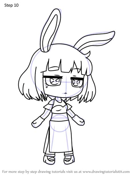 How To Draw Lemo From Gacha Life Gacha Life Step By Step