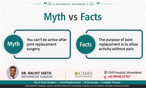 JointReplacement Myth Vs Facts Dr Rachit Sheth