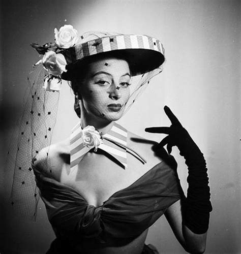 Capucine Hat Catherinette 1952 Photo By Georges Dambier Vintage