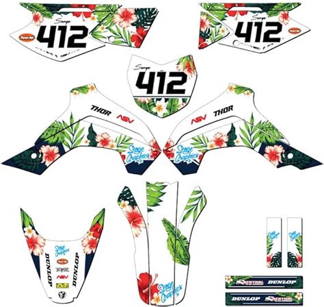 Amazon Klx R Rl Tropic White Senge Graphics Complete