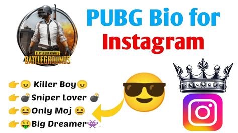 New Pubg Bio Tricks Pubg Bio For Instagram Stylish Pubg Bio For