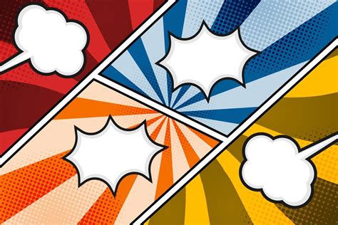 Pop Art Comic Book Background With Blank Speech Bubble 22275672 Vector