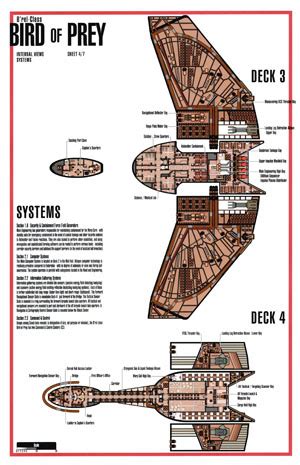 Star Trek Blueprints B Rel Class Klingon Bird Of Prey