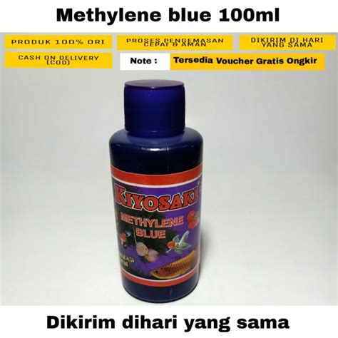 Jual Methylene Blue Kiyosaki Obat Biru Ikan Hias White Spot Jamur