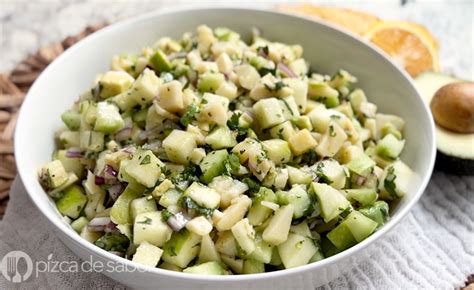 Ensalada De Palmitos Con Manzana Pizca De Sabor