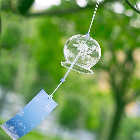 Sakura Wind Chime Glass Ozdoby W Stylu Japo Skim Dekoracja Wn Trz