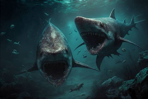 Undead Sharks By Tabletopai On Deviantart