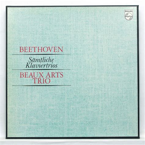 Beethoven Complete Piano Trios By Beaux Arts Trio Lp Box Set With