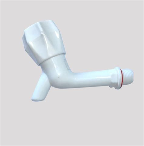 Wall Mounted White Plastic Bib Cock For Bathroom Fitting At Rs 14 5