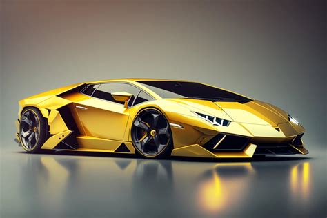 Yellow Lamborghini Huracan Collection, Digital Car Art, Sports Car Wall Art, Luxury Car Posters ...