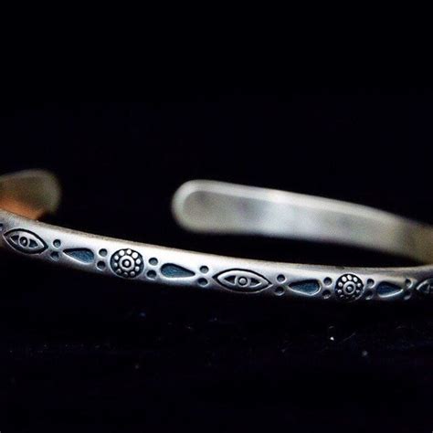 Silver Cuff Bracelet Etsy