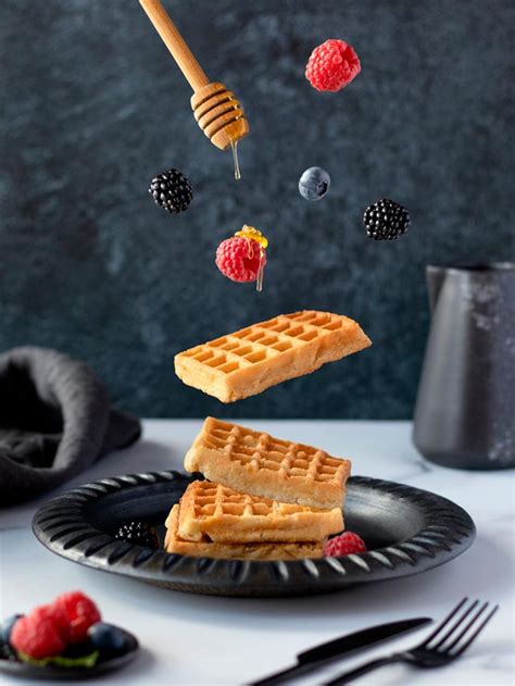 Receita De Waffles Simples E Crocantes