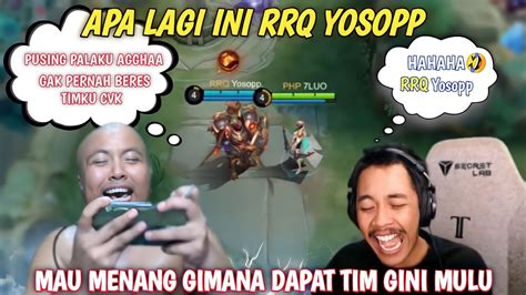 PASCOL BERSAMA RRQ YOSOPP BIKIN KETAWA MOBILE LEGENDS YouTube