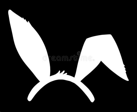 Hand Drawn Bunny Ears Illustration Stock Vector Illustration Of