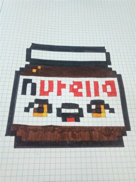 Nutella Pixel Art Id Es Et Designs Pour Vous Inspirer En Images