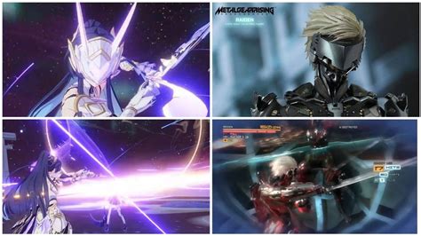 Raiden Mei Hoo Vs Raiden Metal Gear Rising Youtube