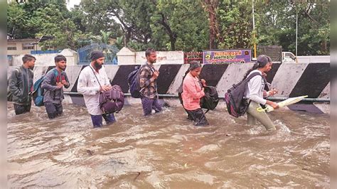 Cyclone Michaung Massive Waterlogging In Chennai Koovam River Rages