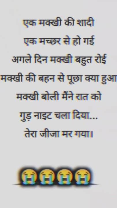 Ek Makkhi Ka Shaadi Ek Machhar Se Ho Gai Agale Din Mauke Bahut Roy Shorts Video Comedy 😅😅😅😅😅😅😅